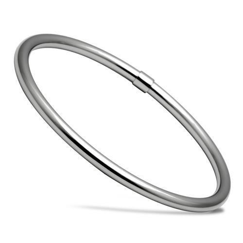 MATK409 - High polished (no plating) Stainless Steel Bangle with No Stone