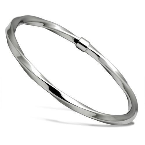 MATK410 - High polished (no plating) Stainless Steel Bangle with No Stone