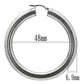 MATK417 - High polished (no plating) Stainless Steel Earrings with No Stone