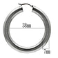 MATK422 - High polished (no plating) Stainless Steel Earrings with No Stone