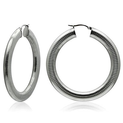 MATK422 - High polished (no plating) Stainless Steel Earrings with No Stone