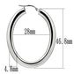MATK426 - High polished (no plating) Stainless Steel Earrings with No Stone