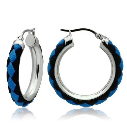 MATK433 - High polished (no plating) Stainless Steel Earrings with No Stone