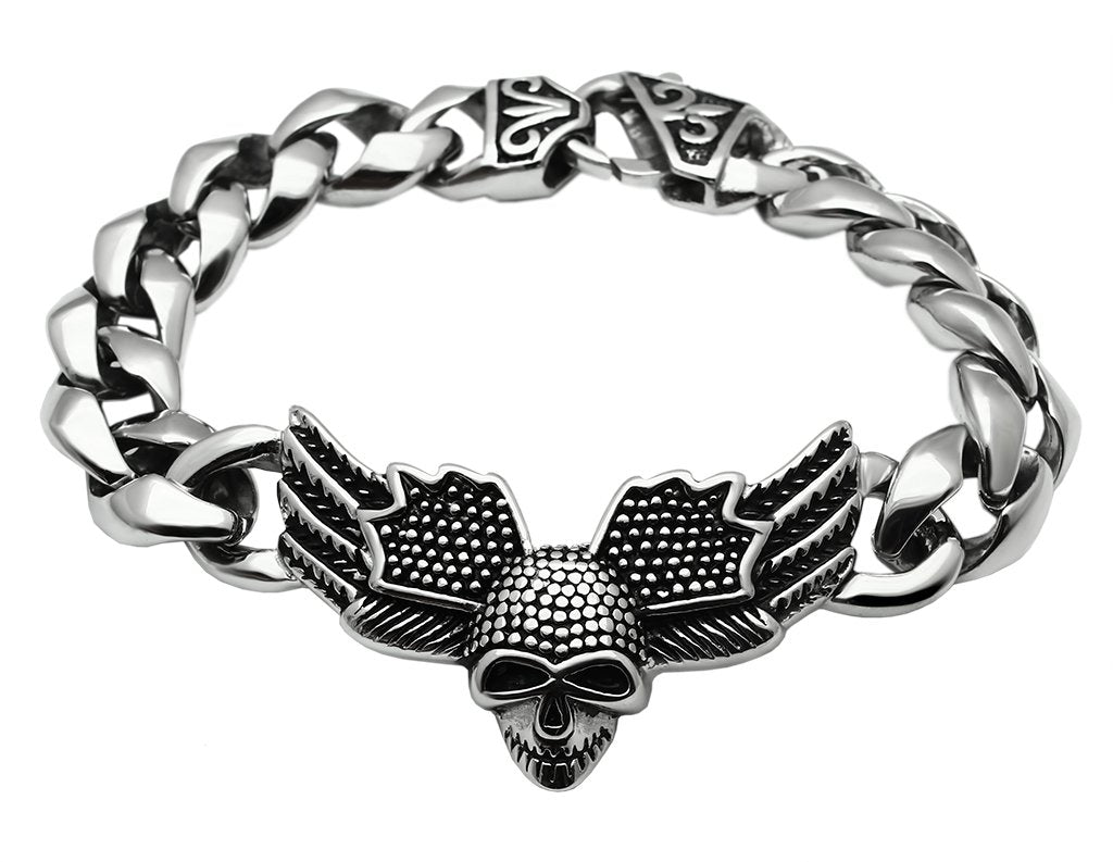 MATK434 - High polished (no plating) Stainless Steel Bracelet with No Stone