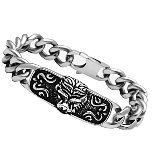 MATK436 - High polished (no plating) Stainless Steel Bracelet with No Stone