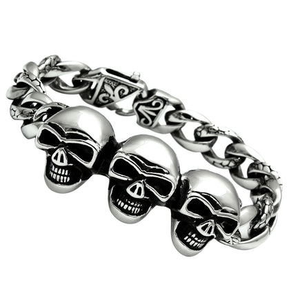 MATK440 - High polished (no plating) Stainless Steel Bracelet with No Stone