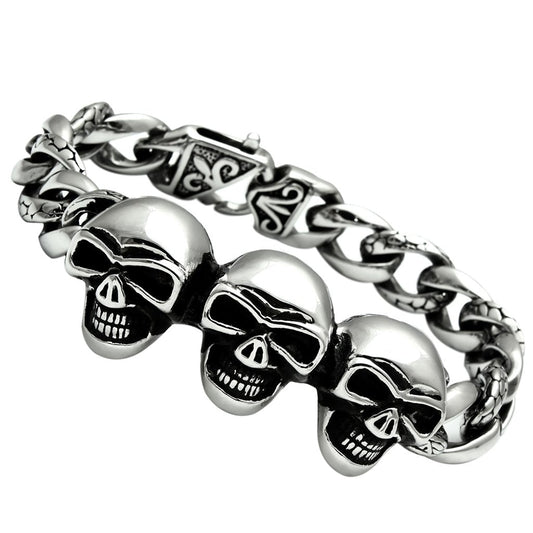 MATK440 - High polished (no plating) Stainless Steel Bracelet with No Stone