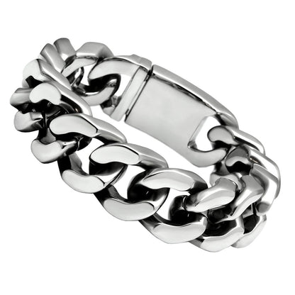 MATK442 - High polished (no plating) Stainless Steel Bracelet with No Stone