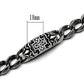 MATK443 - High polished (no plating) Stainless Steel Bracelet with No Stone