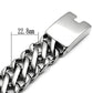 MATK447 - High polished (no plating) Stainless Steel Bracelet with No Stone
