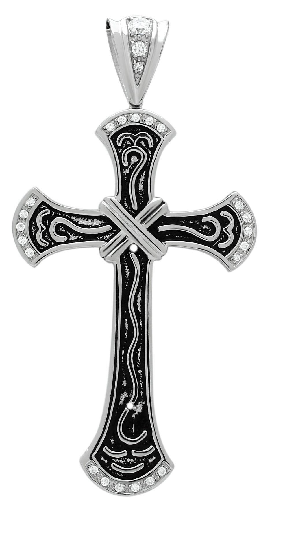 MATK456 - High polished (no plating) Stainless Steel Chain Pendant with No Stone