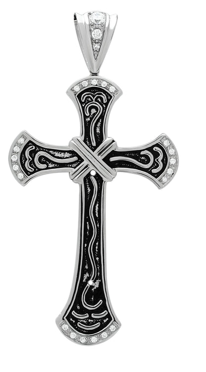 MATK456 - High polished (no plating) Stainless Steel Chain Pendant with No Stone