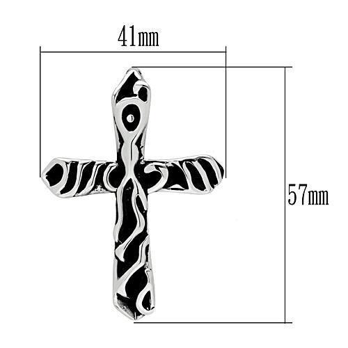 MATK460 - High polished (no plating) Stainless Steel Chain Pendant with No Stone