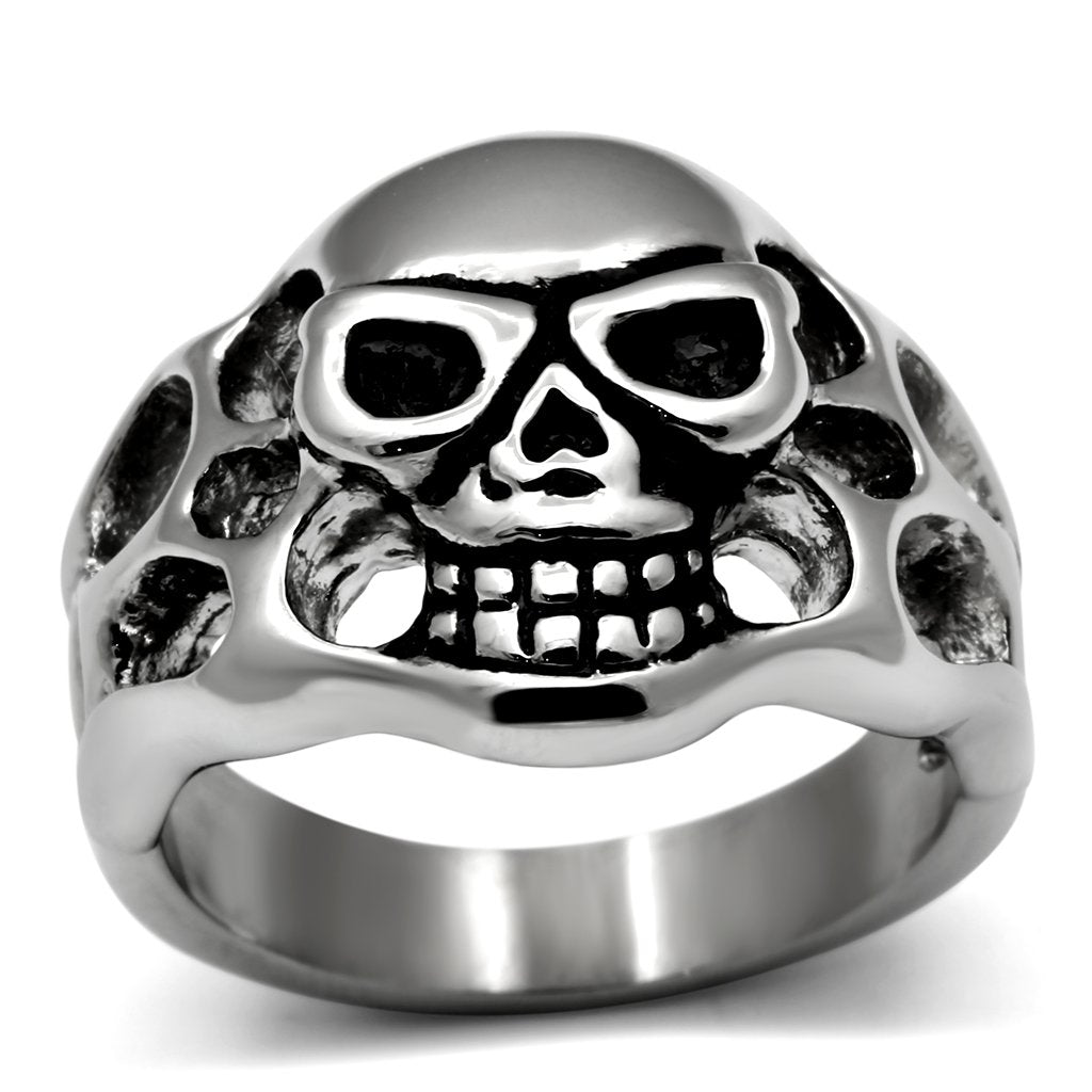 MATK468 - High polished (no plating) Stainless Steel Ring with No Stone