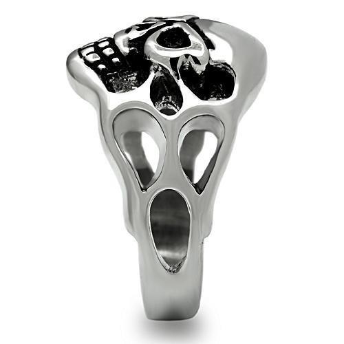 MATK468 - High polished (no plating) Stainless Steel Ring with No Stone