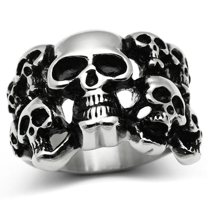 MATK471 - High polished (no plating) Stainless Steel Ring with No Stone