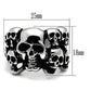 MATK471 - High polished (no plating) Stainless Steel Ring with No Stone