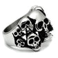 MATK471 - High polished (no plating) Stainless Steel Ring with No Stone