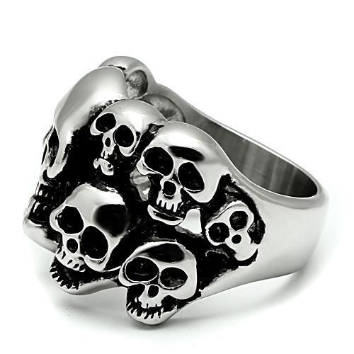 MATK471 - High polished (no plating) Stainless Steel Ring with No Stone
