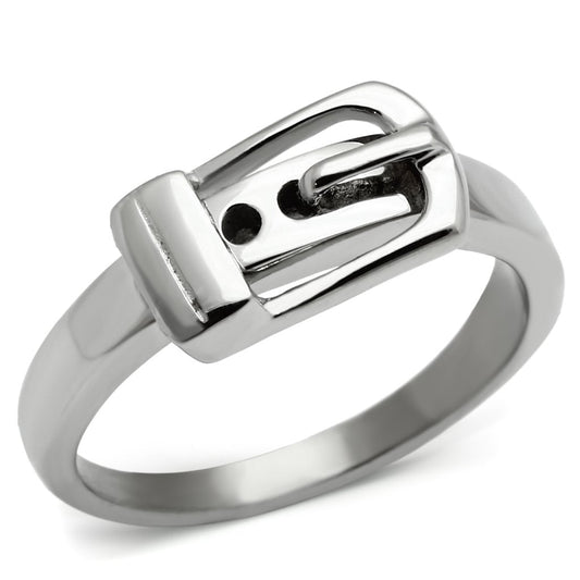 MATK472 - High polished (no plating) Stainless Steel Ring with No Stone