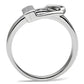 MATK472 - High polished (no plating) Stainless Steel Ring with No Stone