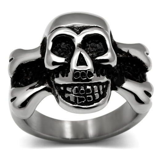 MATK474 - High polished (no plating) Stainless Steel Ring with No Stone