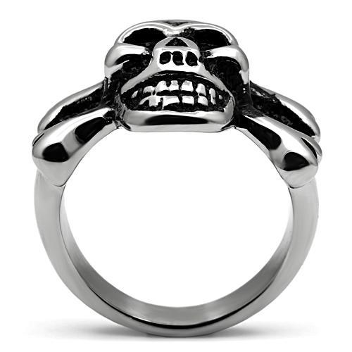 MATK474 - High polished (no plating) Stainless Steel Ring with No Stone