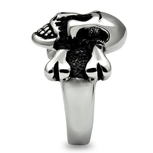 MATK474 - High polished (no plating) Stainless Steel Ring with No Stone
