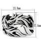 MATK479 - High polished (no plating) Stainless Steel Ring with No Stone