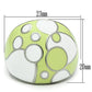 MATK511 - High polished (no plating) Stainless Steel Ring with Epoxy  in Multi Color