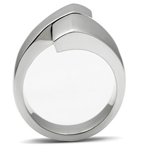 MATK516 - High polished (no plating) Stainless Steel Ring with No Stone