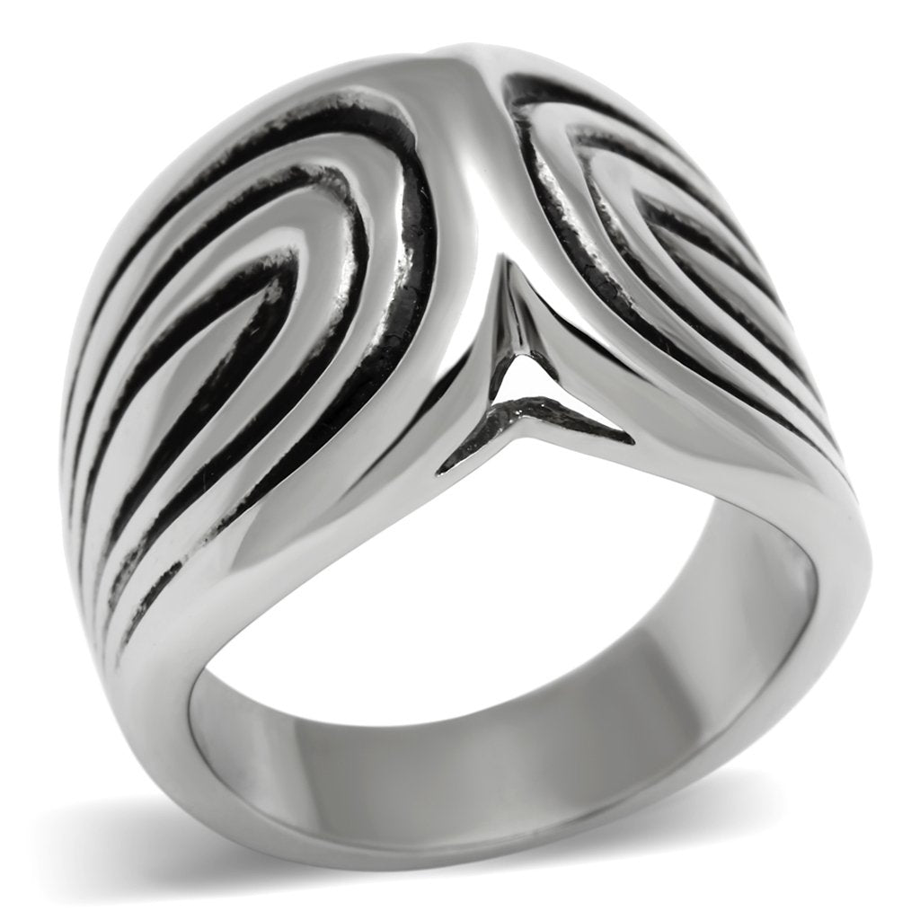 MATK521 - High polished (no plating) Stainless Steel Ring with No Stone