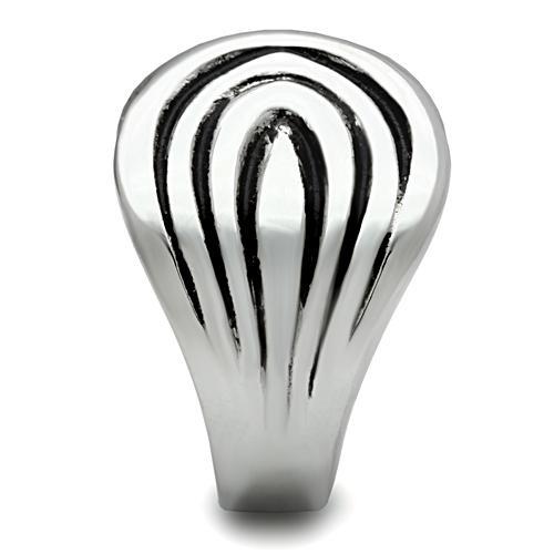 MATK521 - High polished (no plating) Stainless Steel Ring with No Stone