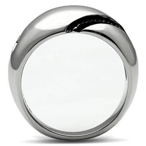 MATK524 - High polished (no plating) Stainless Steel Ring with No Stone