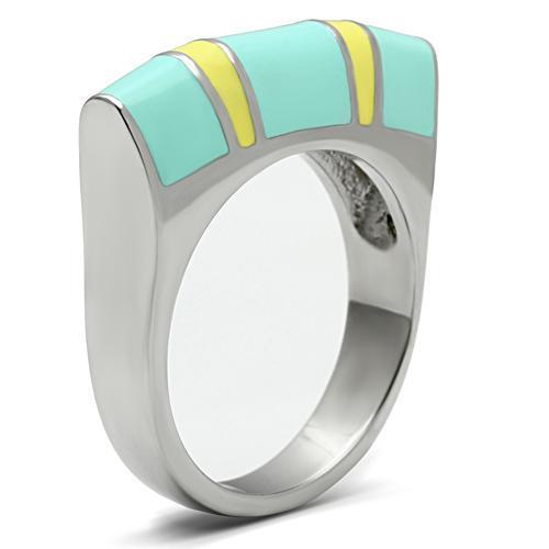 MATK528 - High polished (no plating) Stainless Steel Ring with No Stone