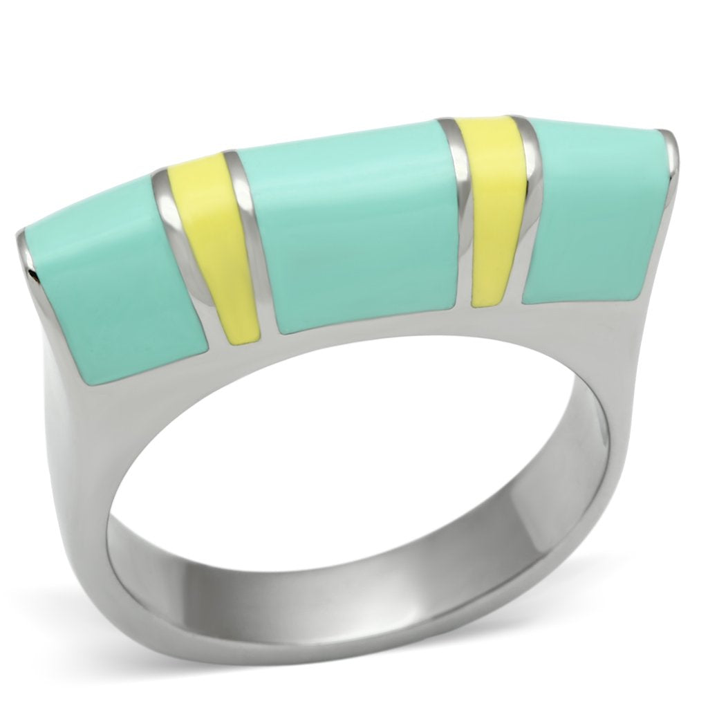 MATK528 - High polished (no plating) Stainless Steel Ring with No Stone