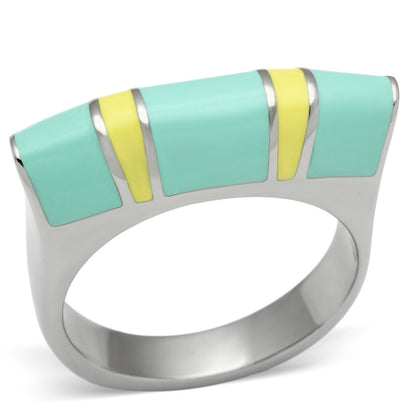MATK528 - High polished (no plating) Stainless Steel Ring with No Stone
