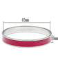 MATK534 - High polished (no plating) Stainless Steel Bangle with Epoxy  in Siam