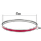 MATK538 - High polished (no plating) Stainless Steel Bangle with Epoxy  in Siam