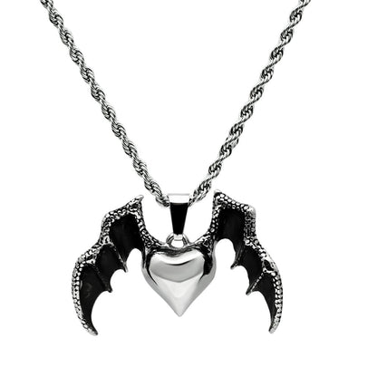 MATK549 - High polished (no plating) Stainless Steel Chain Pendant with No Stone