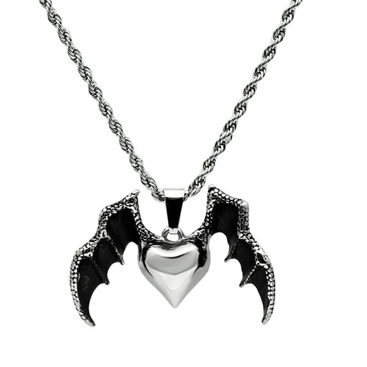MATK549 - High polished (no plating) Stainless Steel Chain Pendant with No Stone
