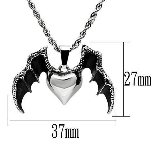 MATK549 - High polished (no plating) Stainless Steel Chain Pendant with No Stone