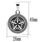 MATK551 - High polished (no plating) Stainless Steel Chain Pendant with No Stone