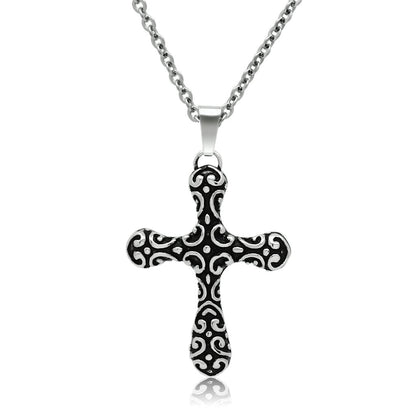 MATK554 - High polished (no plating) Stainless Steel Necklace with No Stone