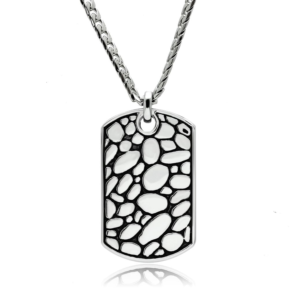 MATK556 - High polished (no plating) Stainless Steel Necklace with No Stone