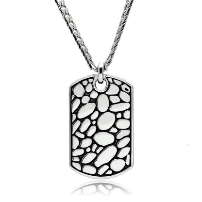 MATK556 - High polished (no plating) Stainless Steel Necklace with No Stone