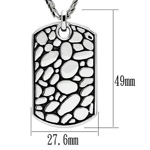 MATK556 - High polished (no plating) Stainless Steel Necklace with No Stone