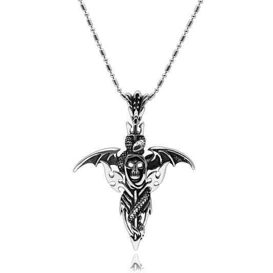 MATK562 - High polished (no plating) Stainless Steel Necklace with No Stone