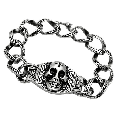 MATK569 - High polished (no plating) Stainless Steel Bracelet with No Stone