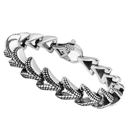 MATK571 - High polished (no plating) Stainless Steel Bracelet with No Stone